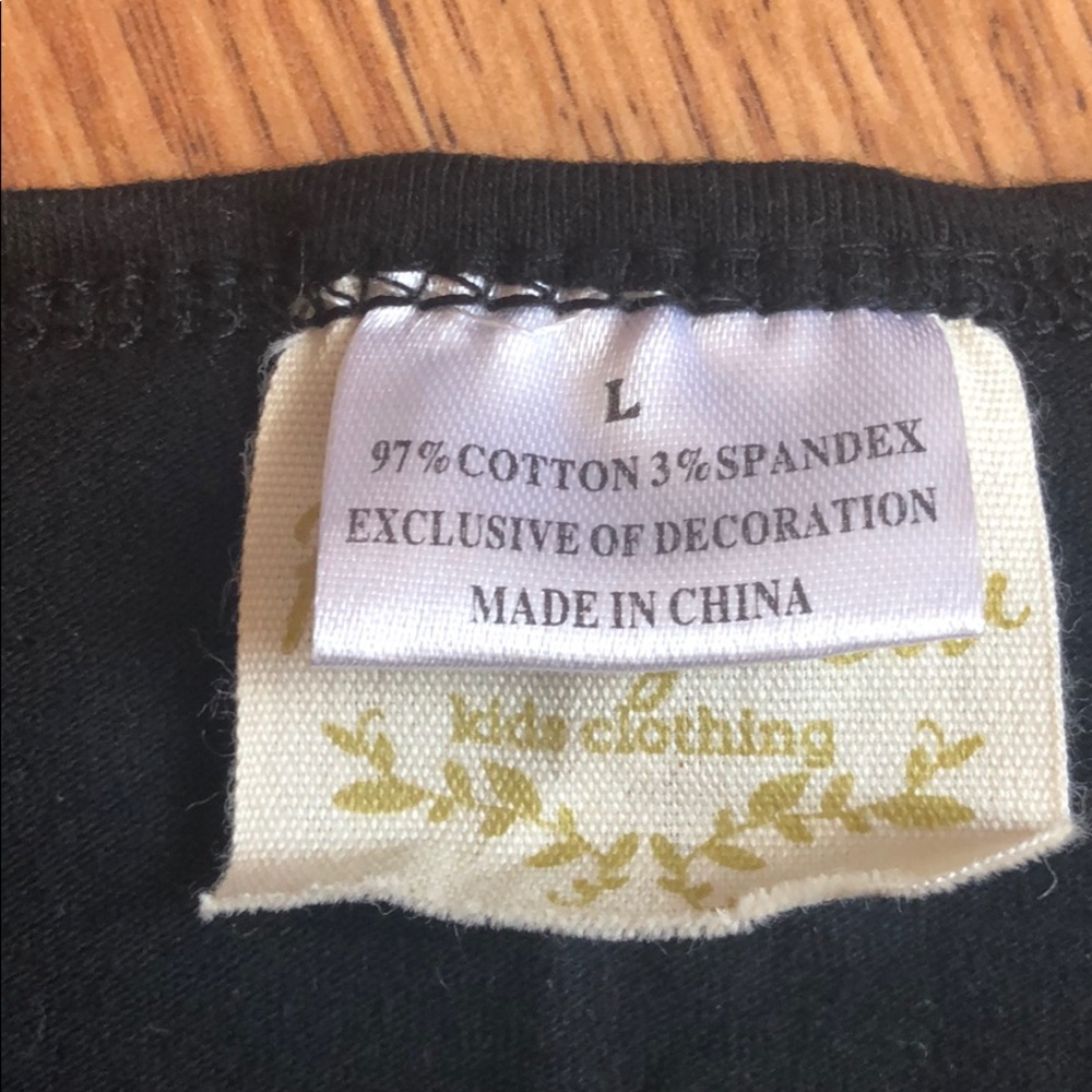 Girls black Dress Halloween Boo Plaid costume - Picture 5 of 5